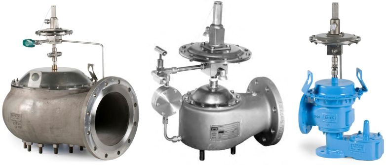 Pilot operated pressure vacuum relief valves