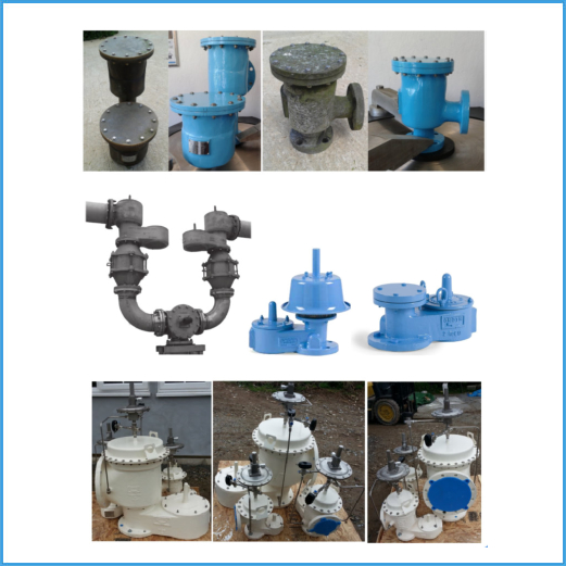 Pressure vacuum relief valves (breather vents) servicing