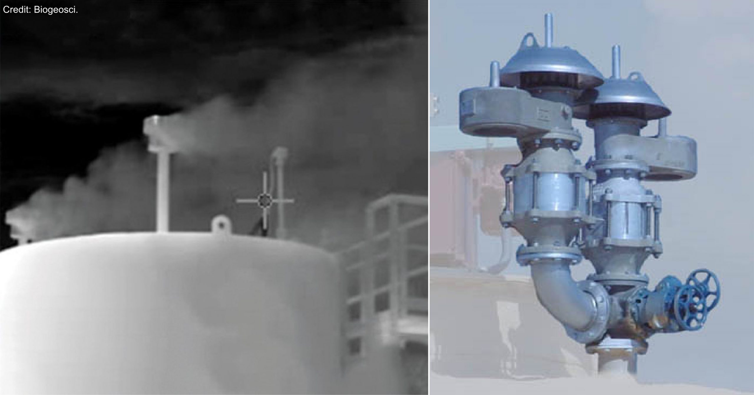 anaerobic digestion BioGas Pressure and vacuum relief valves with flame arresters