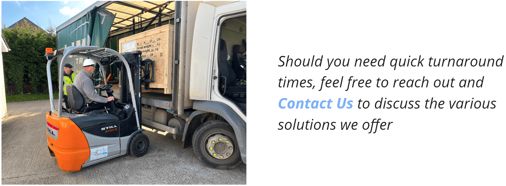 Should you need quick turnaround times, feel free to reach out and Contact Us to discuss the various solutions we offer