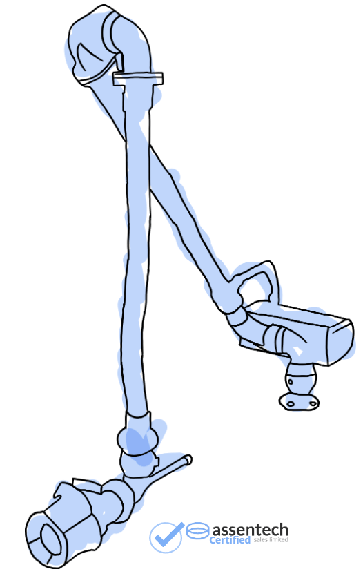 Bottom loading arms