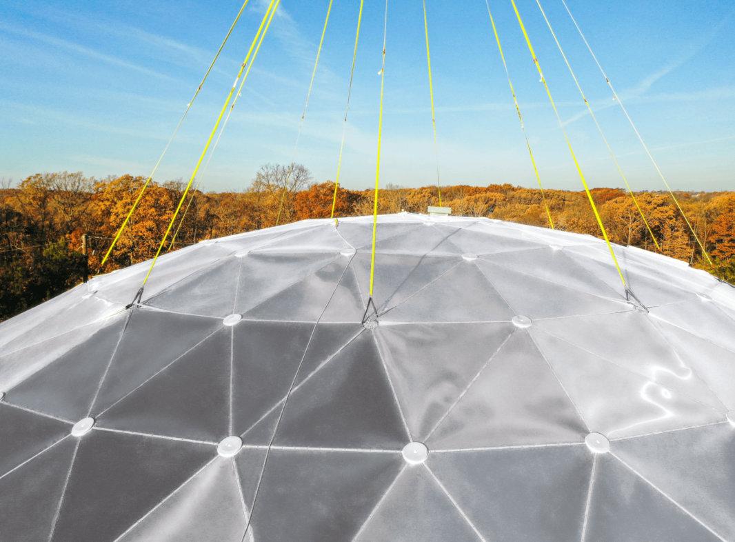 storage tanks Geodesic Domes vapour voc emission contorl 4